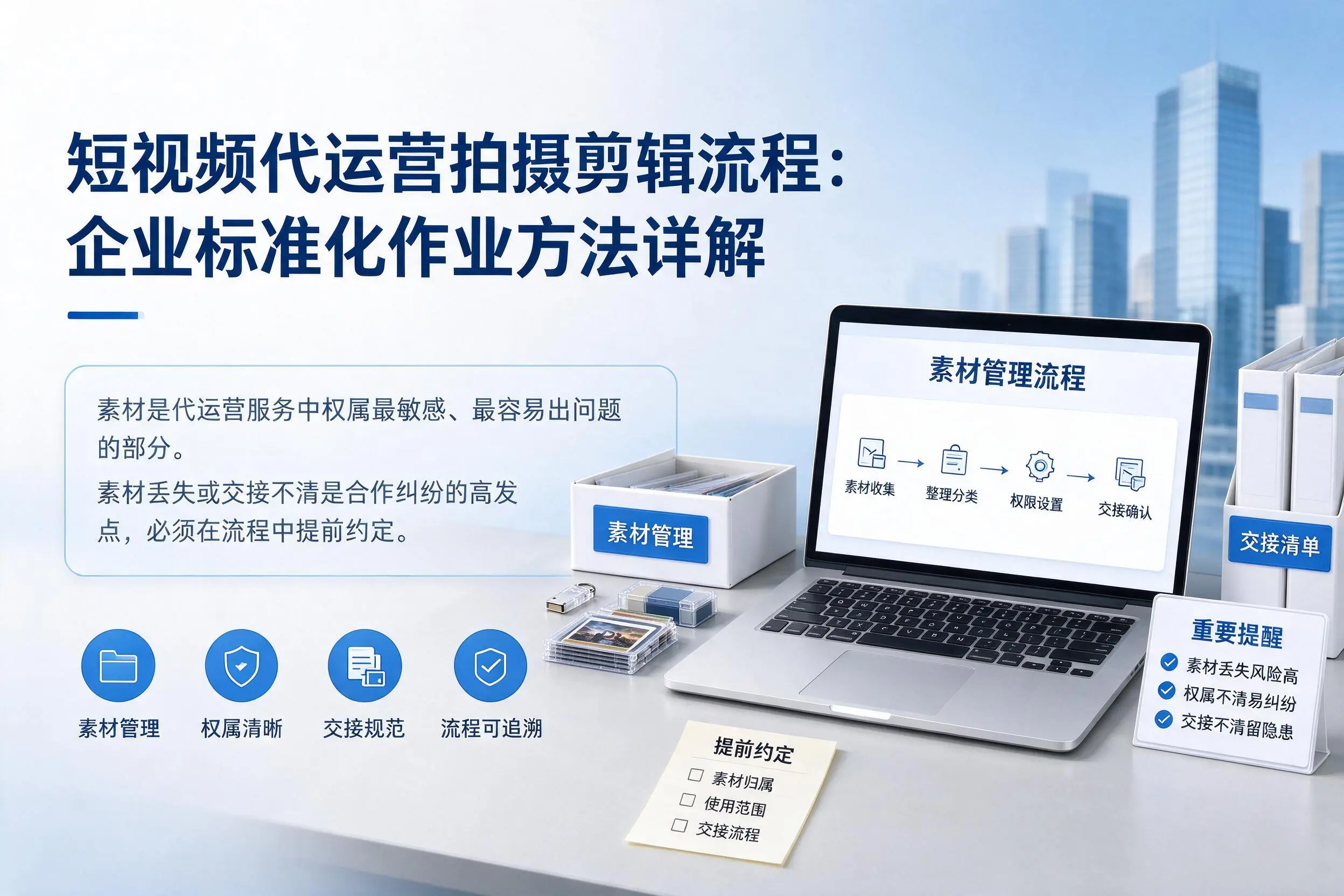 短视频代运营拍摄剪辑流程：日照企业标准化作业方法详解
