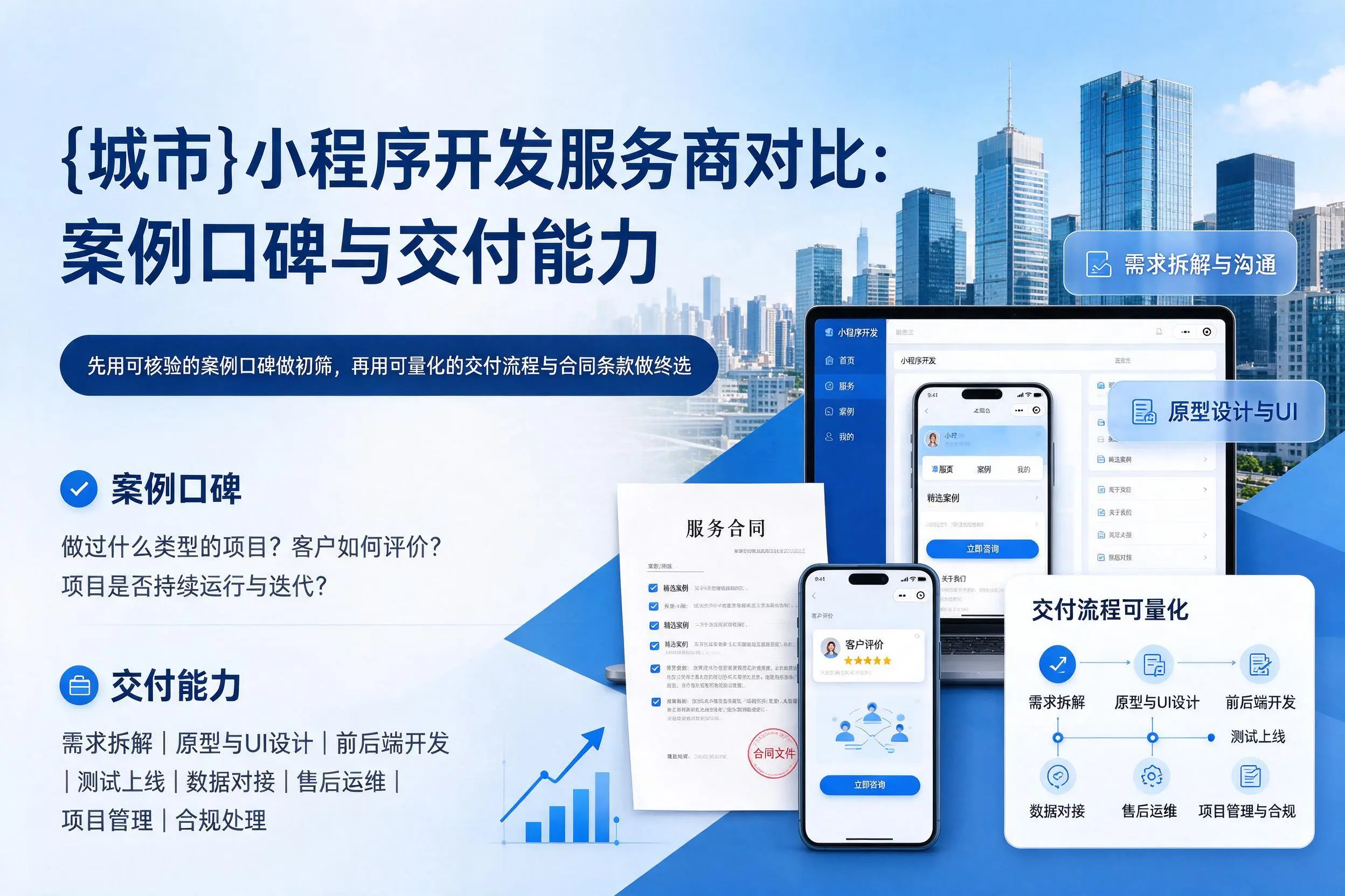 日照小程序开发服务商对比：案例口碑与交付能力