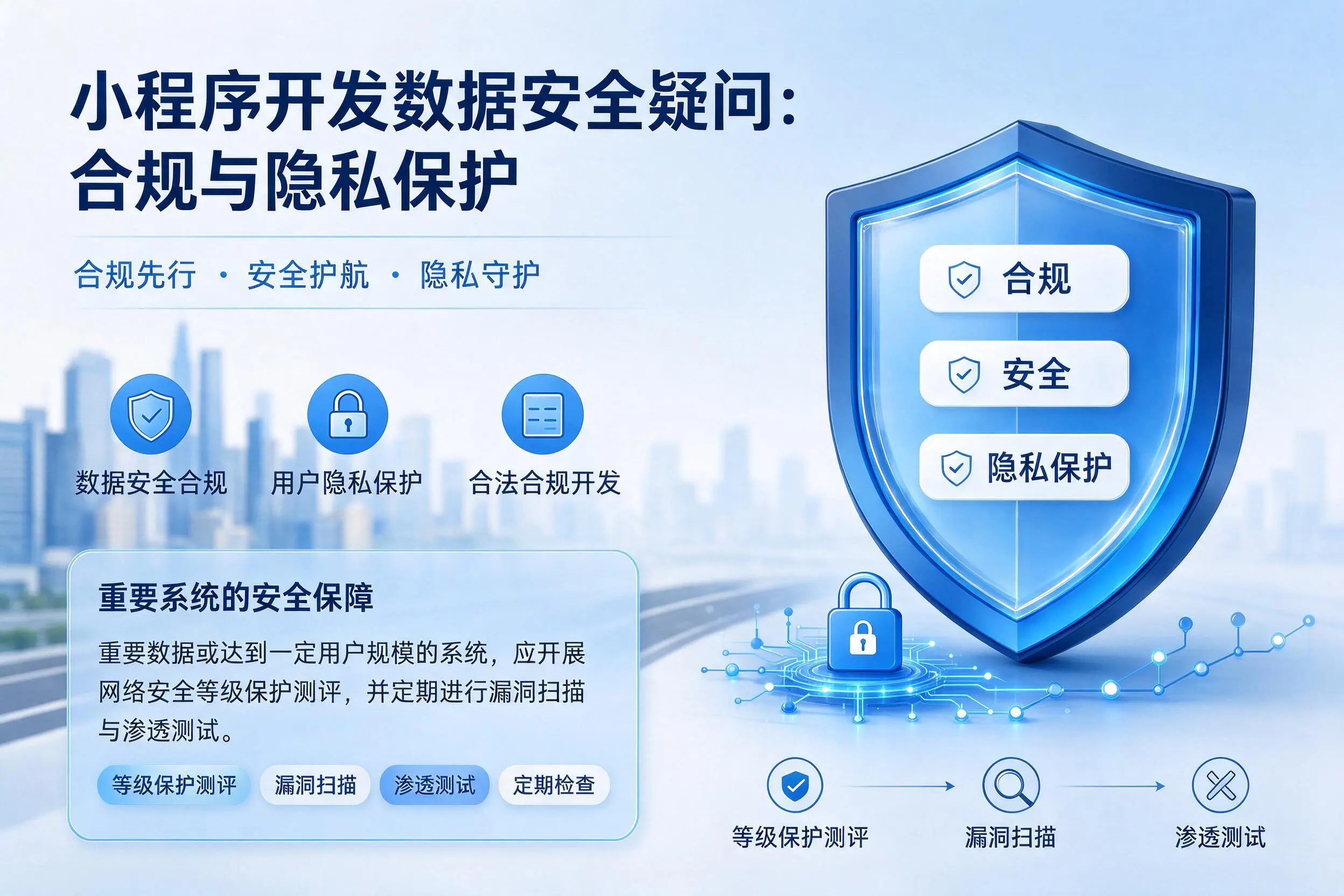 日照小程序开发数据安全疑问：合规与隐私保护