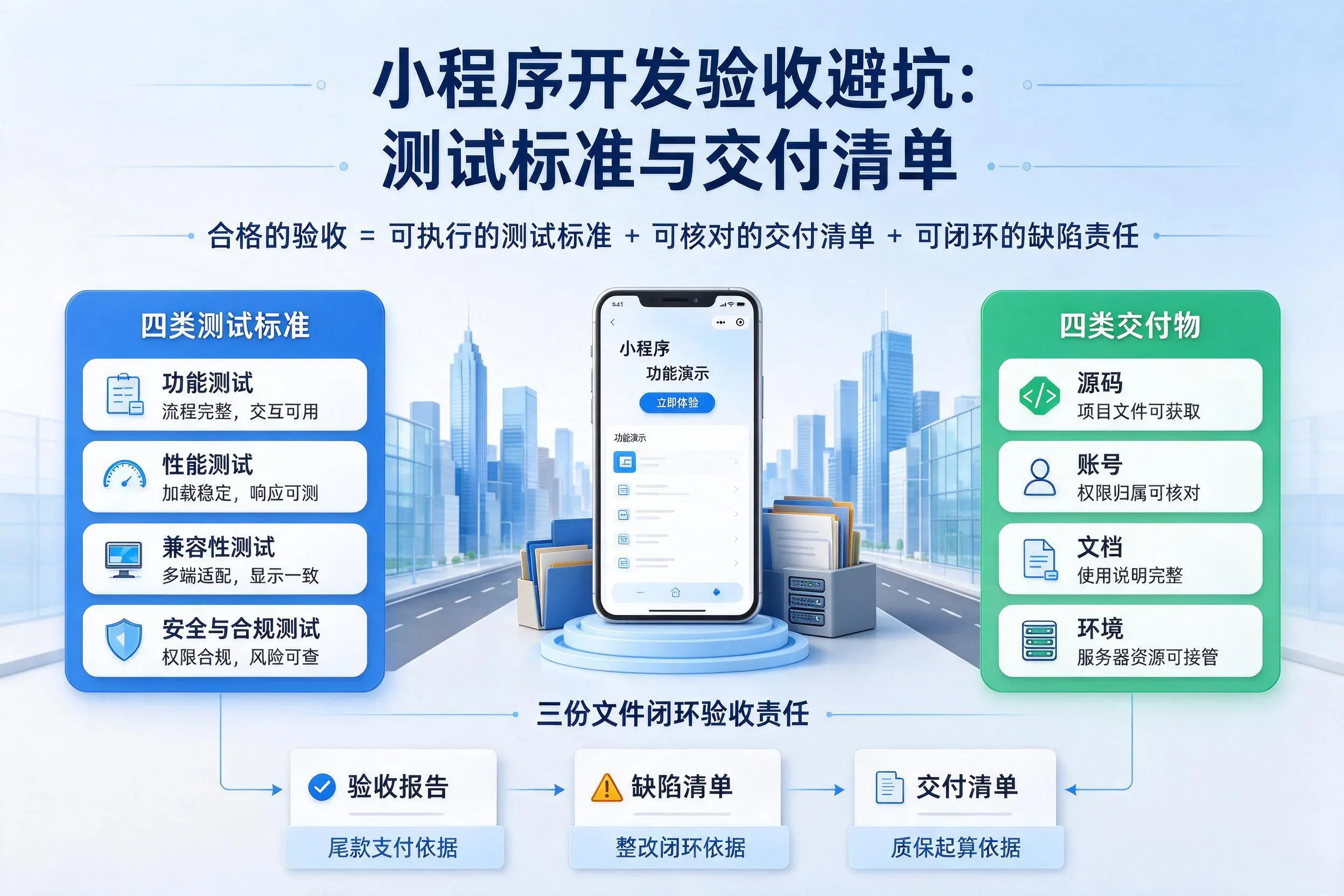 日照小程序开发验收避坑：测试标准与交付清单