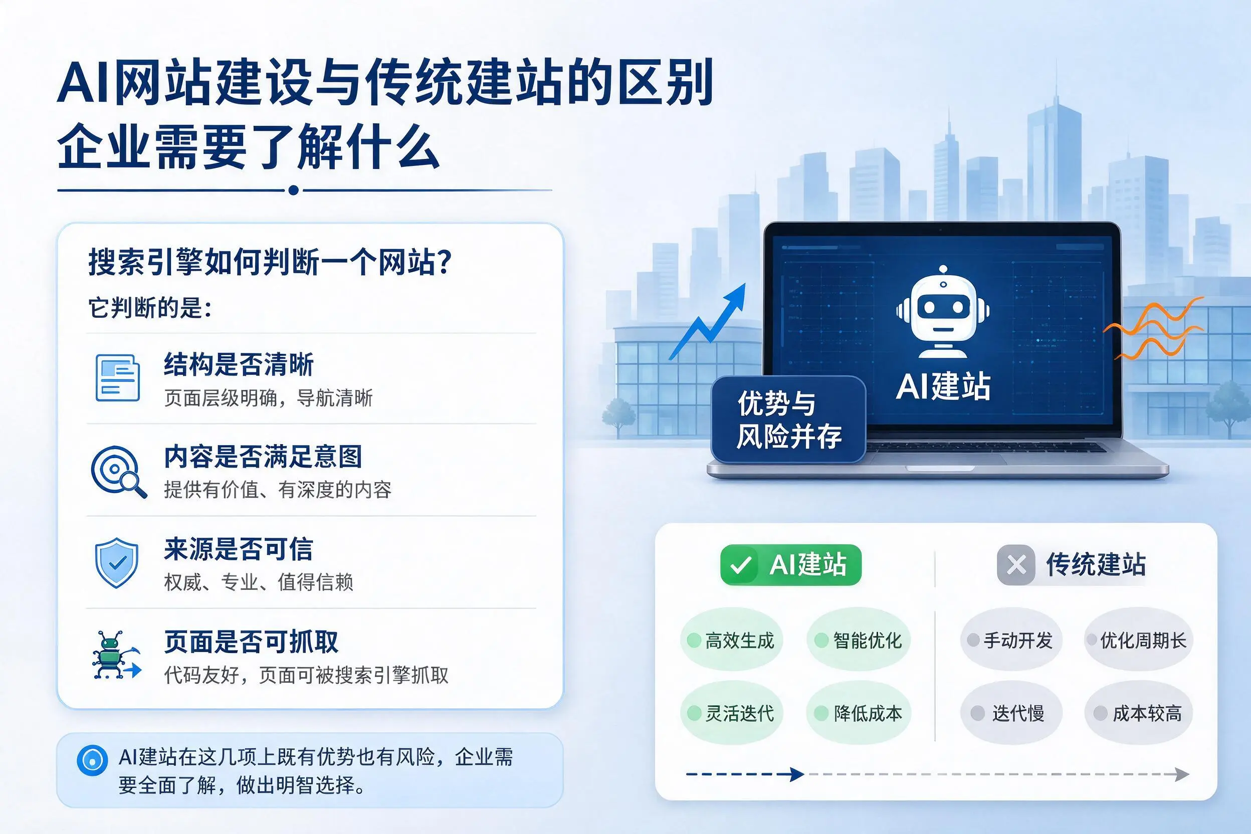 AI网站建设与传统建站的区别，日照企业需要了解什么