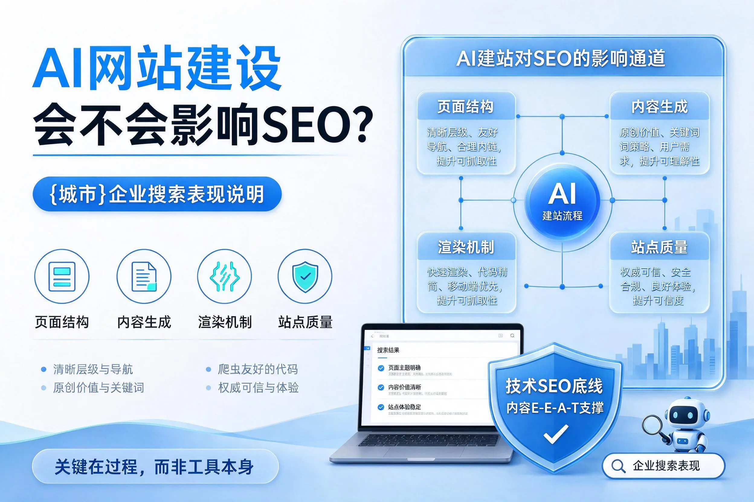 AI网站建设会不会影响SEO？日照企业搜索表现说明