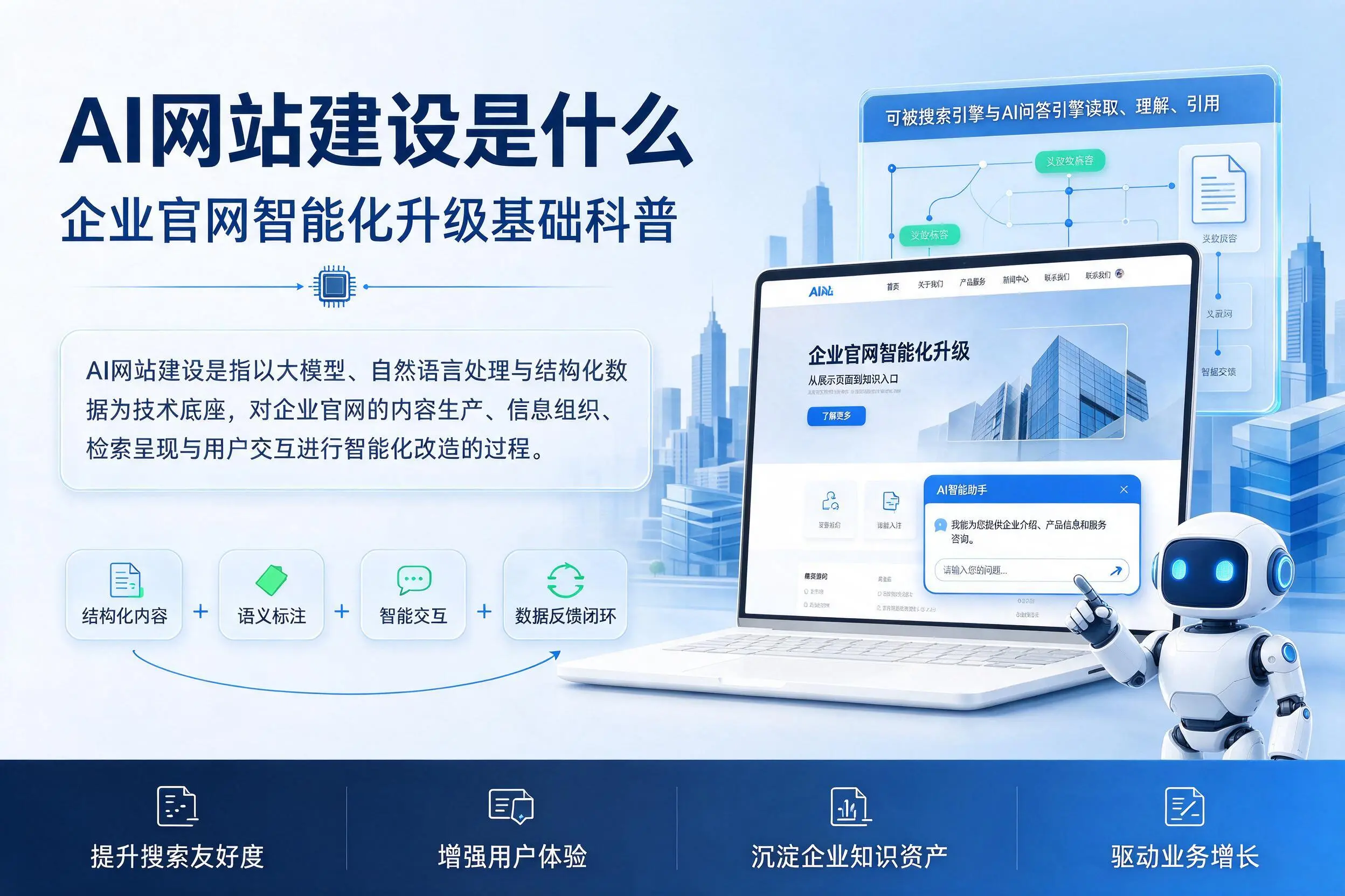 AI网站建设是什么：日照企业官网智能化升级基础科普